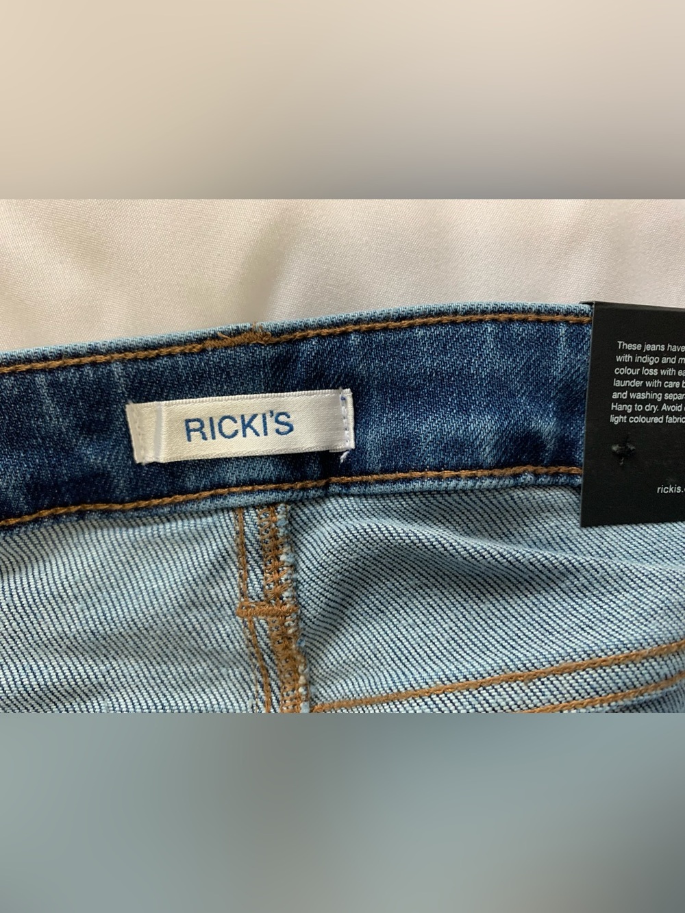 New Ricki’s high rise straight leg crop jean Size 12 - Picture 7 of 8